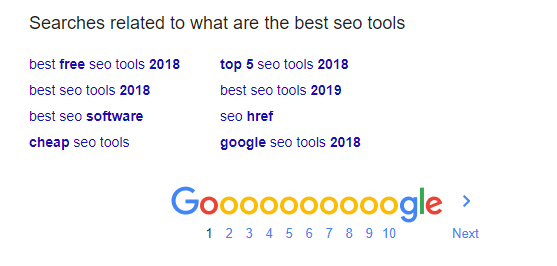 google suggestions