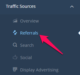 traffic sources referral