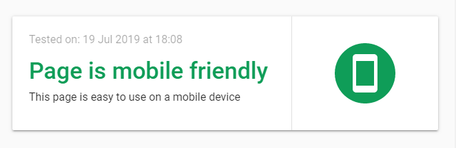 mobile friendly