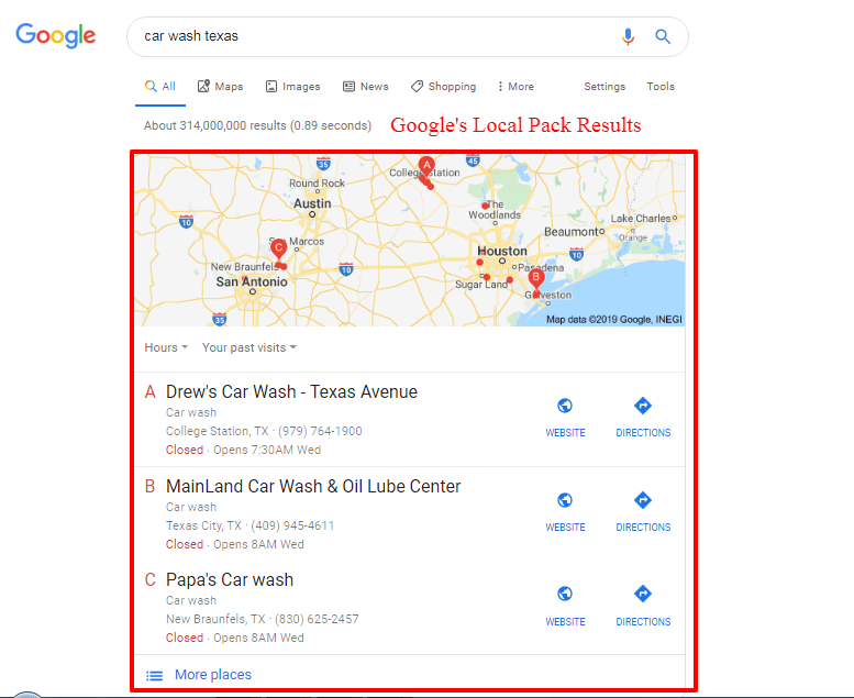 google-local-pack-results