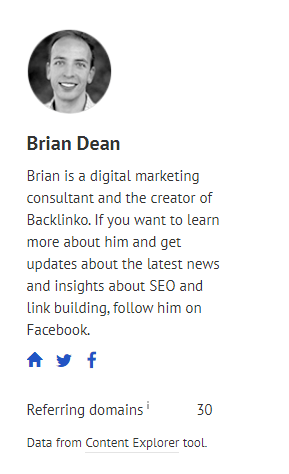 brian dean author bio