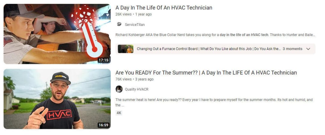 day in the life of hvac technician