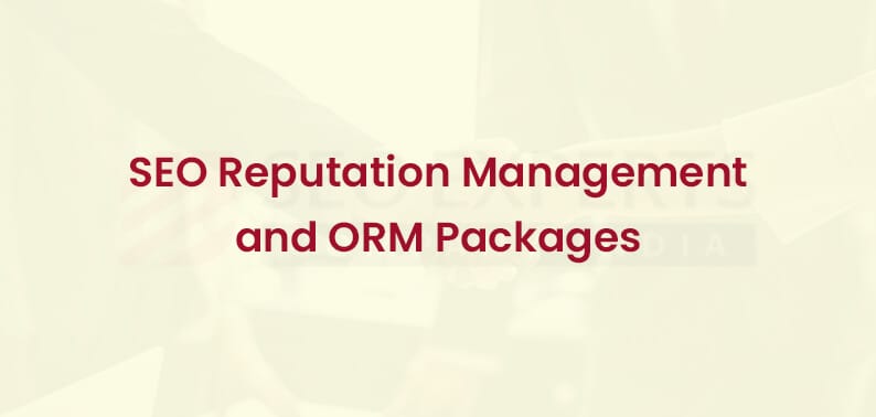 seo reputation management and orm packages